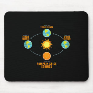 Pumpkin Spice Autumnal Equinox  Celestial Fall Ast Mouse Pad