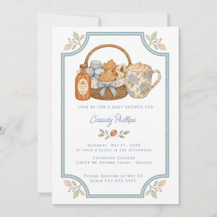 Pumpkin Spice Baby is Brewing Gift Registry Invitation