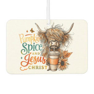 Pumpkin Spice....  Car Air Freshener