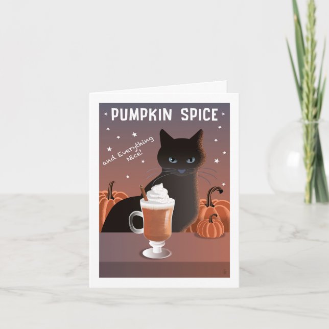 Pumpkin Spice Card (Front)