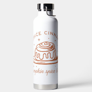 Pumpkin Spice Cinnamon Rolls Water Bottle