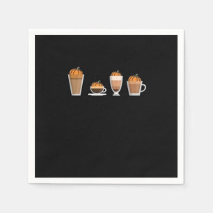 Pumpkin Spice Coffee Selection Essential Napkin
