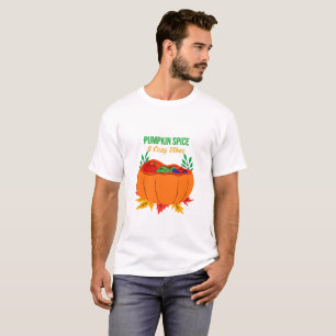 "Pumpkin Spice & Cosy Vibes" T-Shirt