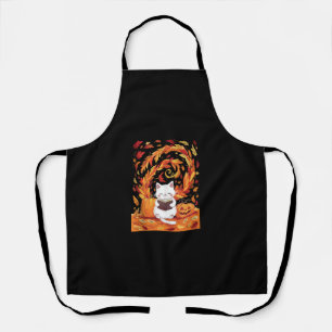 Pumpkin Spice Everything Autumn - Cat Lover Cute A Apron