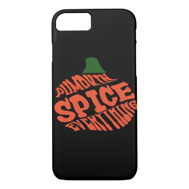 Pumpkin Spice Everything Classic Autumn Slogan Case-Mate iPhone Case (Back)