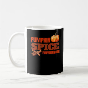 Pumpkin Spice Everything Classic Basic Design Coffee Mug