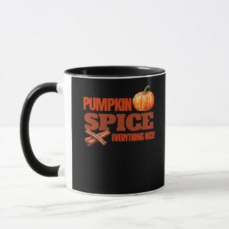 Pumpkin Spice Everything Classic Basic Design Mug