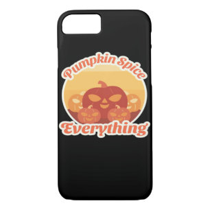 Pumpkin Spice Everything Classic Halloween Funny iPhone 8/7 Case