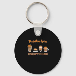 Pumpkin Spice Everything Coffees Essential Key Ring