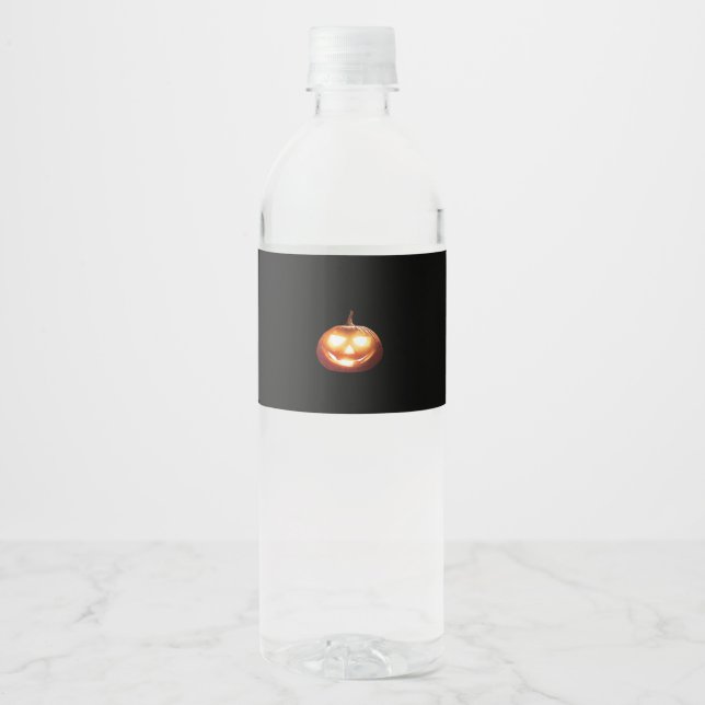 Pumpkin Spice Everything Essential Slogan Water Bottle Label (Front)