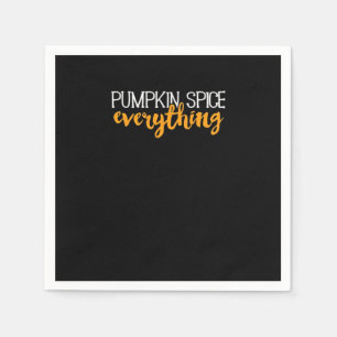Pumpkin Spice Everything Fall Autumn Season Essent Napkin