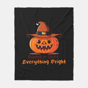 Pumpkin Spice Everything Fright Premium Fleece Blanket