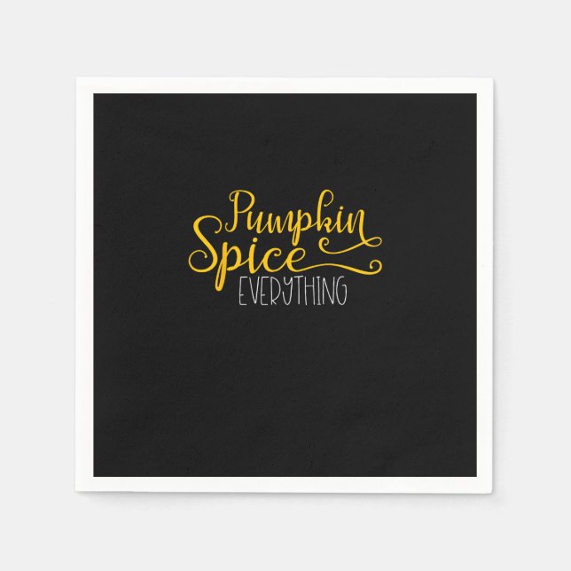 Pumpkin Spice Everything Napkin (Front)
