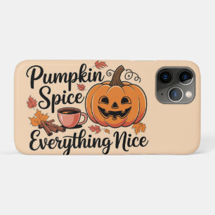  "Pumpkin Spice & Everything Nice" Autumn Graphic iPhone 11 Pro Case