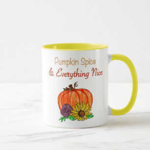 Pumpkin Spice & Everything Nice Autumn  Mug