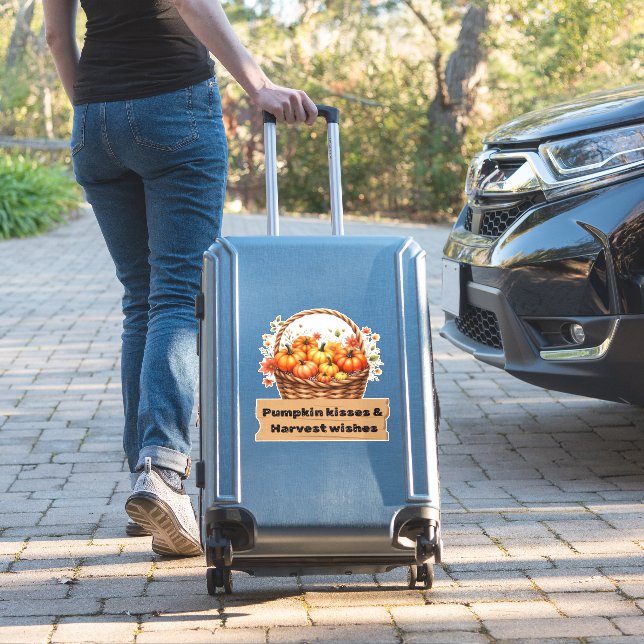 Pumpkin Spice & Everything Nice – Cosy Autumn Fall (Suitcase Insitu)