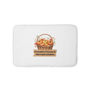 Pumpkin Spice & Everything Nice – Cozy Autumn Fall Bath Mat