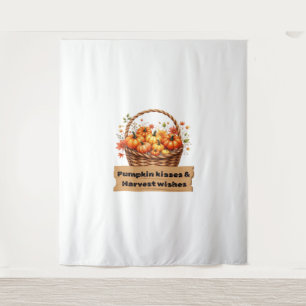 Pumpkin Spice & Everything Nice – Cozy Autumn Fall Tapestry