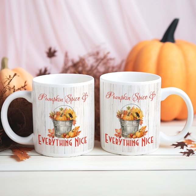 Pumpkin Spice & Everything Nice – Fall  Mug (Creator Uploaded)