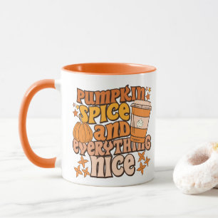 "Pumpkin Spice & Everything Nice" Fall Season Mug
