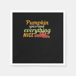 Pumpkin Spice & Everything Nice Halloween Basic De Napkin