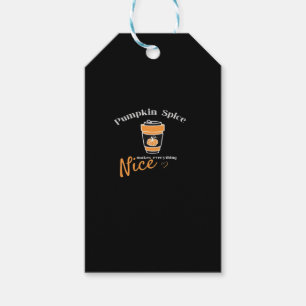 Pumpkin Spice & Everything Nice Halloween Funny Qu Gift Tags