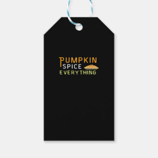 Pumpkin Spice & Everything Nice Halloween Quote De Gift Tags