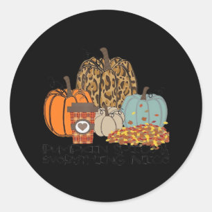 Pumpkin Spice & Everything Nice Meme & Viral Sloth Classic Round Sticker