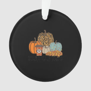 Pumpkin Spice & Everything Nice Meme & Viral Sloth Ornament