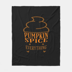 Pumpkin Spice & Everything Nice Premium Fleece Blanket