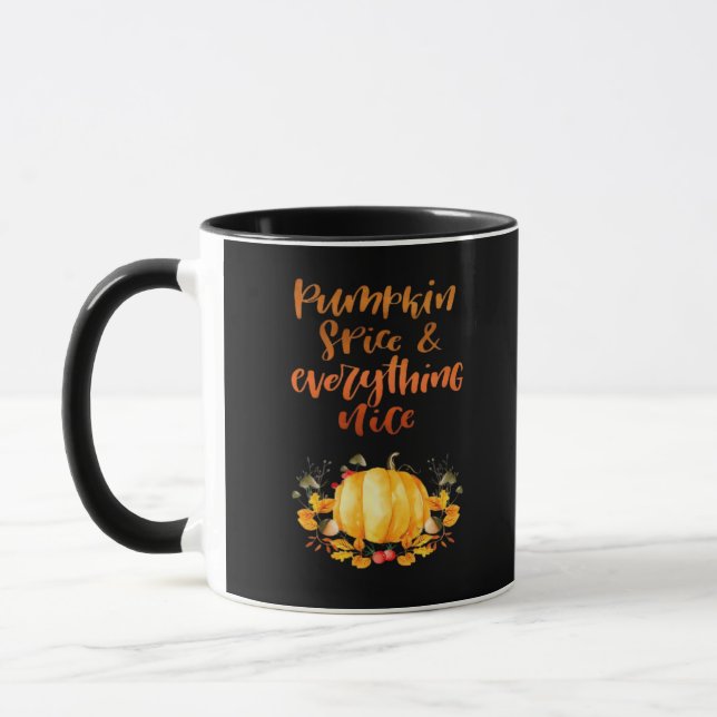 Pumpkin Spice & Everything Nice Trend & Viral Slot Mug (Left)