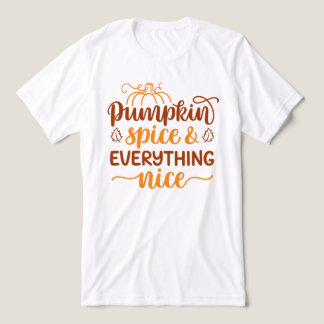 Pumpkin Spice & Everything Nice Tri-Blend Shirt