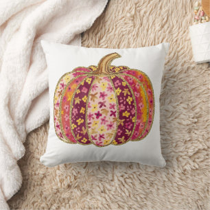 Pumpkin Spice & Everything Nice: Watercolor Autumn Cushion