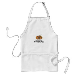 Pumpkin Spice Everything Slogan Quote Standard Apron