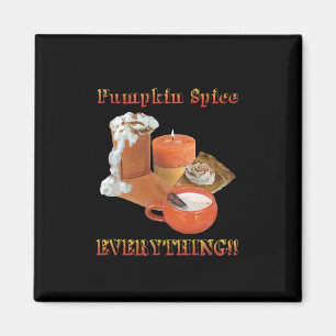 Pumpkin Spice Everything Sloth Halloween Magnet