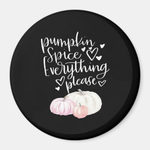 Pumpkin Spice Everything Sloth Halloween Magnet