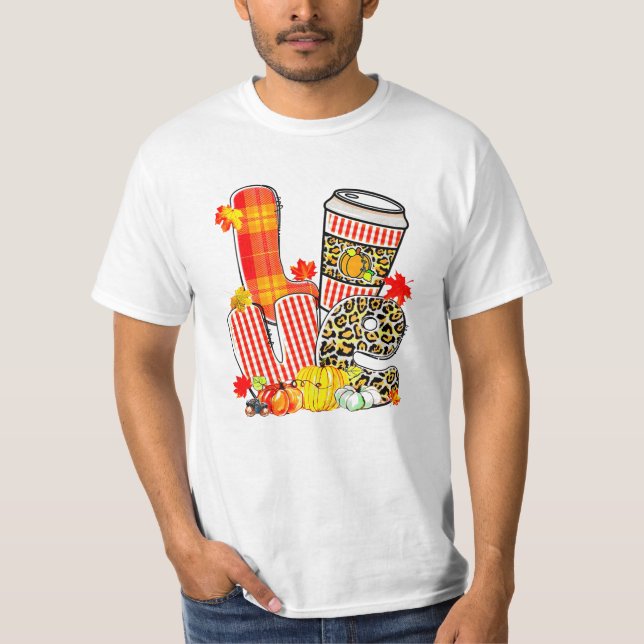 Pumpkin Spice Fall Pumpkin T-Shirt (Front)