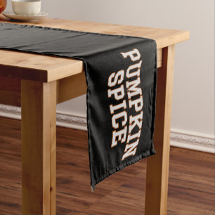 Pumpkin Spice Fall Shirt Thanksgiving  Short Table Runner