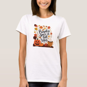 Pumpkin Spice & Fall Vibes T-Shirt