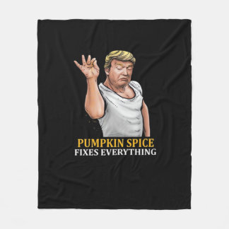 Pumpkin Spice Fixes Everything Essential Fleece Blanket