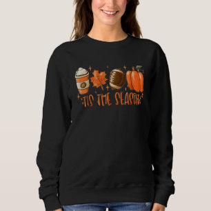 Pumpkin Spice Football Tis The Season Fall Thanksg Sweatshirt