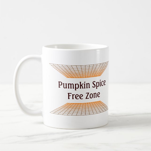Pumpkin Spice Free Zone Coffee Mug (Left)