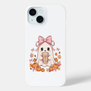 Pumpkin Spice Ghostie Phone Case   Coquette Ghost 