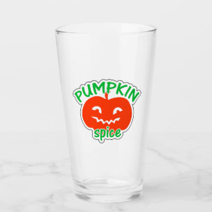 Pumpkin Spice Glass