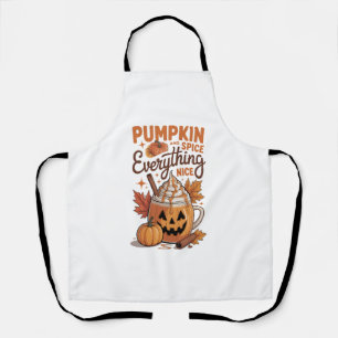 Pumpkin Spice Halloween Apron