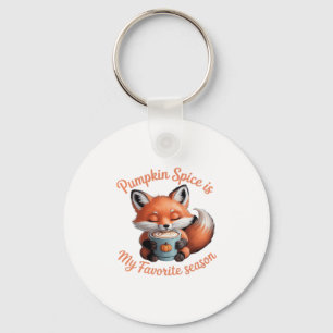 Pumpkin Spice Is My Favorite Season Fall Classic T Key Ring