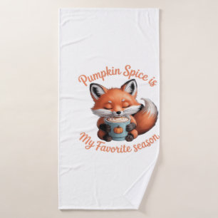 Pumpkin Spice Is My Favourite Season Fall Classic Bath Towel