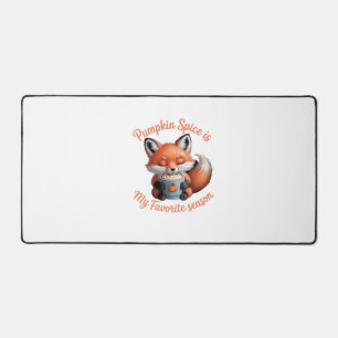 Pumpkin Spice Is My Favourite Season Fall Classic Desk Mat