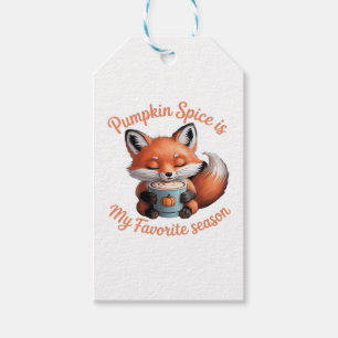 Pumpkin Spice Is My Favourite Season Fall Classic Gift Tags
