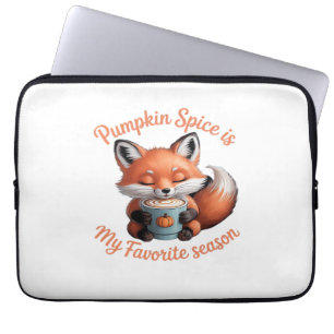 Pumpkin Spice Is My Favourite Season Fall Classic Laptop Sleeve